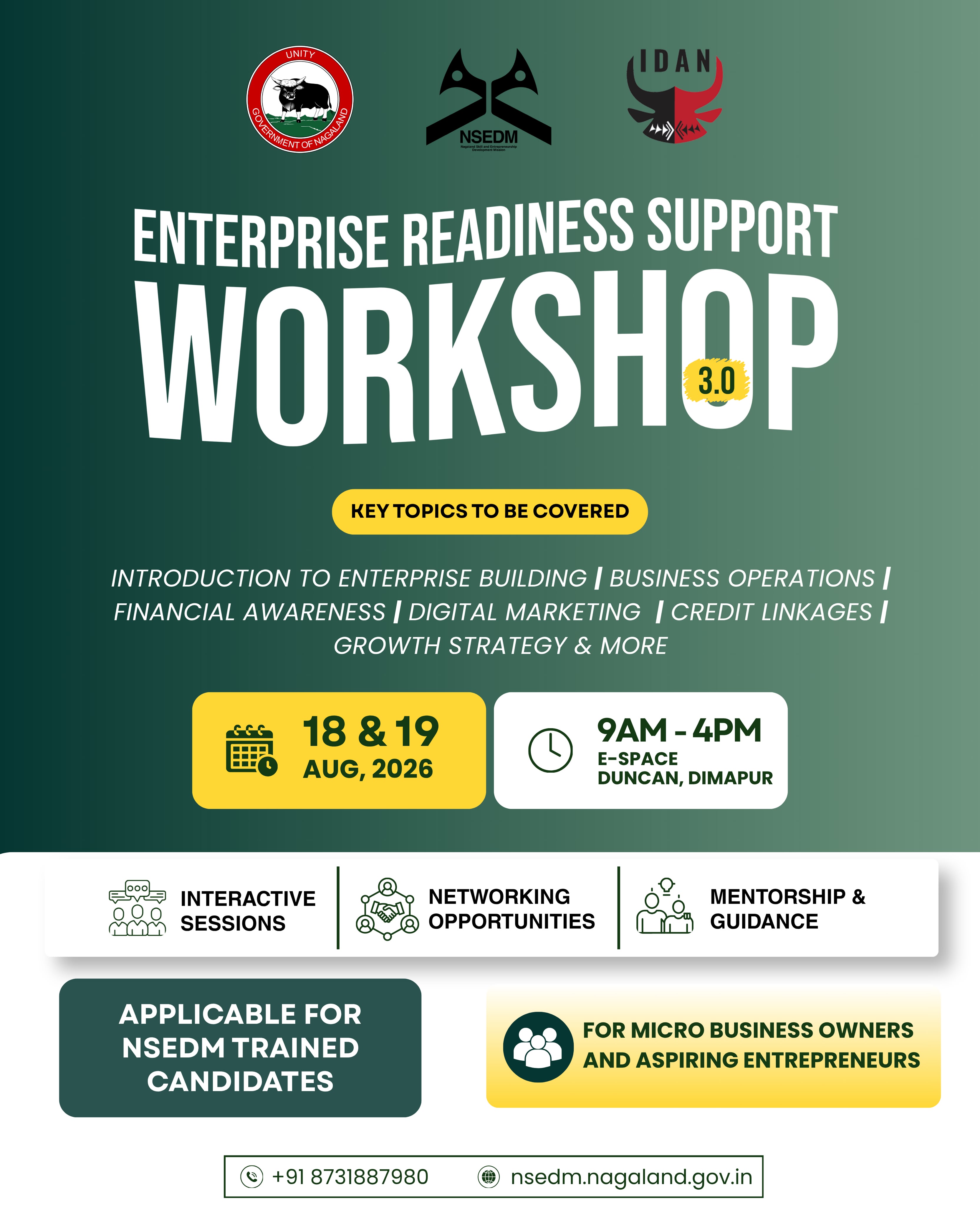 Enterprise Readiness Support Workshop 3.0